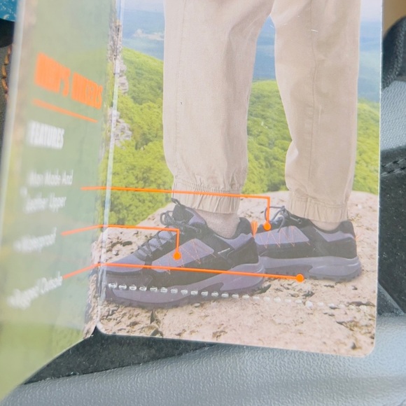 Ozark Trail Men's Waterproof Hiking Shoes, Size 12 - Picture 5 of 7